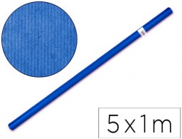 Papel kraft verjurado Liderpapel azul rollo 5x1 m.